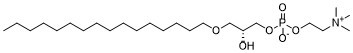 1-O-Hexadecyl-2-lyso-glycero-3-phosphorylcholine 52691-62-0